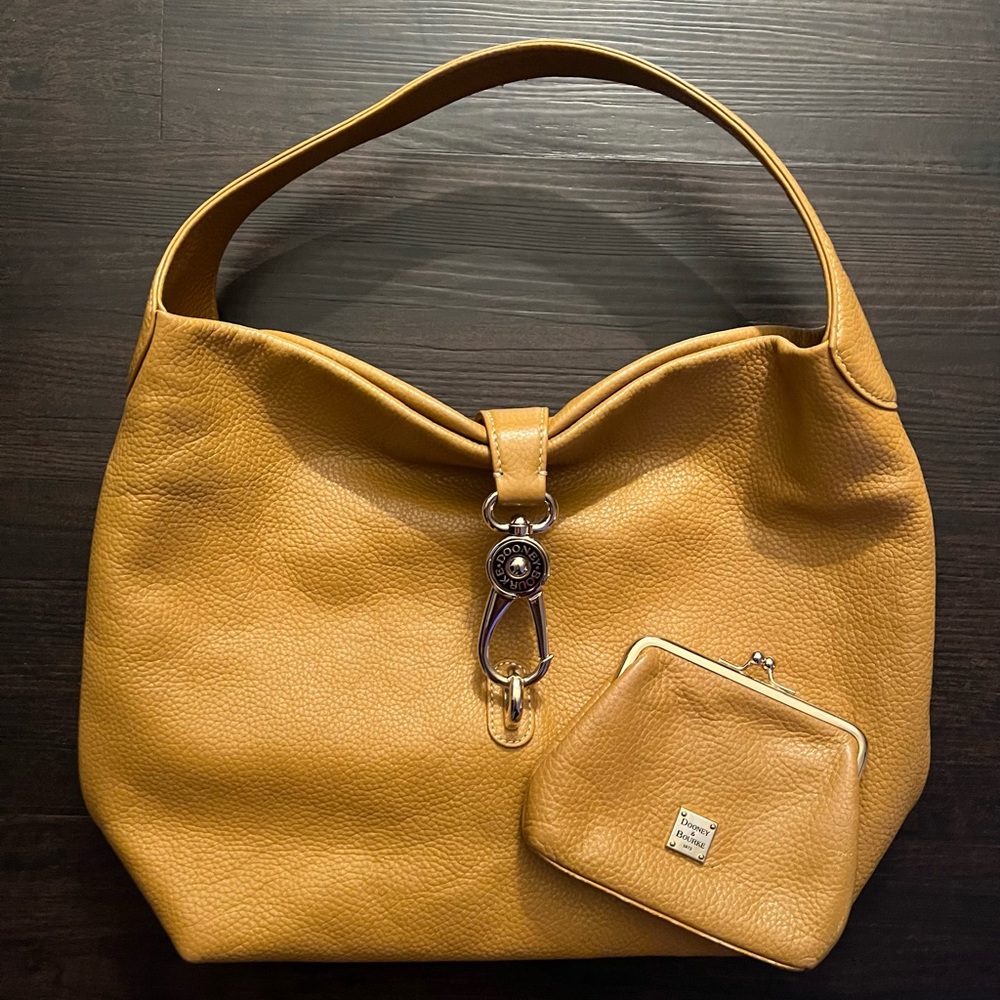 Vintage Dooney & Bourke shoulder bag and wallet bundle